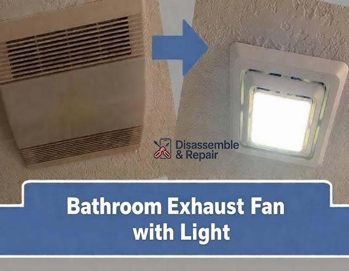 Bathroom Exhaust Fan with Light