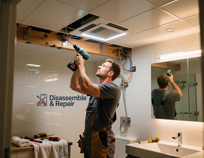 bathroom fan installation