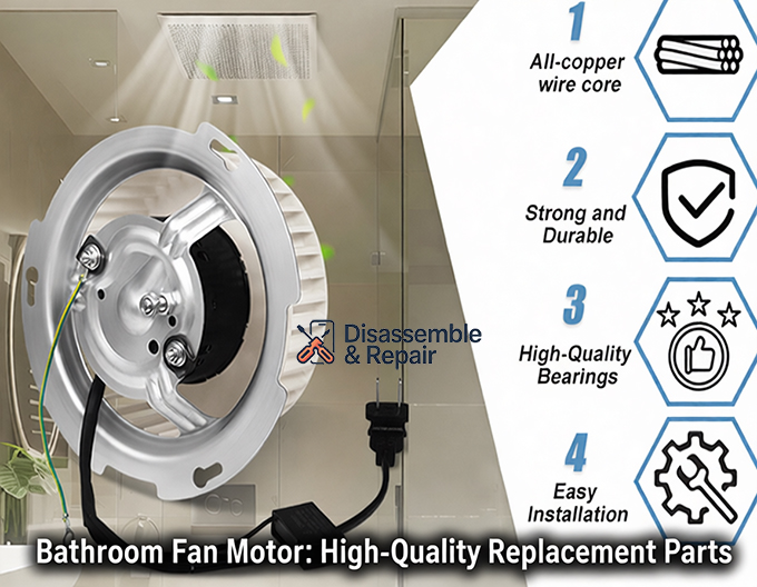 Bathroom Fan Motor: High-Quality Replacement Parts