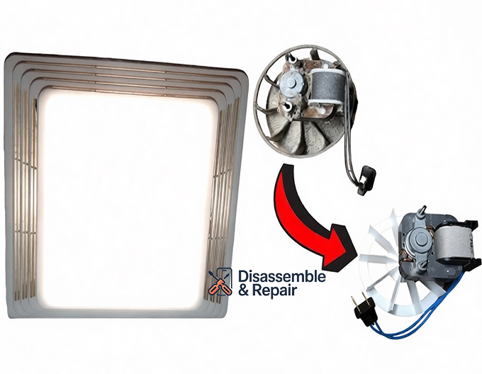 Broan Bathroom exhaust Fan Motor