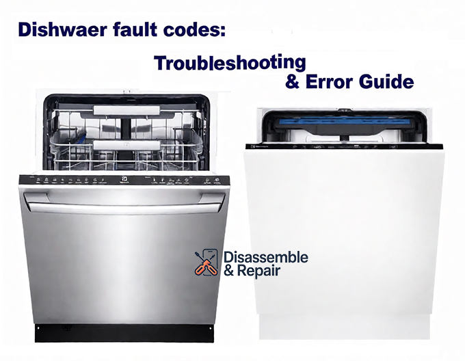 Dishwasher fault codes