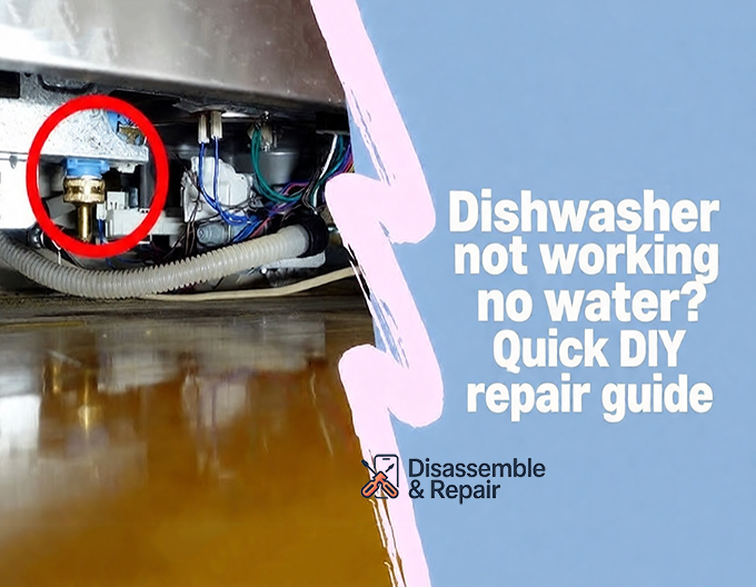 Dishwasher not working no water?