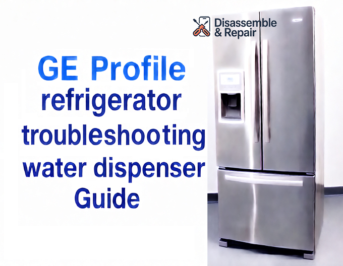 GE Profile refrigerator troubleshooting water dispenser