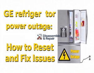 GE refrigerator power outage