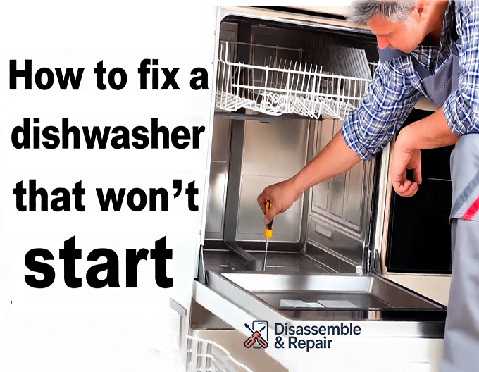 How to fix a dishwasher that won't start