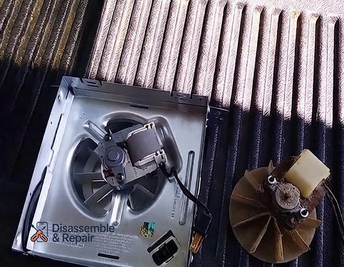 How to remove bathroom exhaust fan to clean