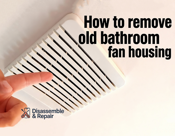 How to remove old bathroom fan housing - Step-by-Step Guide