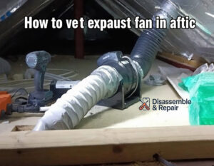How to vent exhaust fan in attic