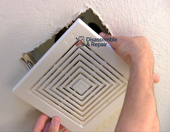 Replace the bathroom exhaust fan motor
