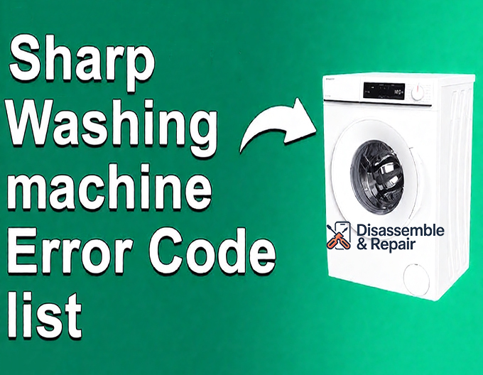 Sharp washing machine error code list