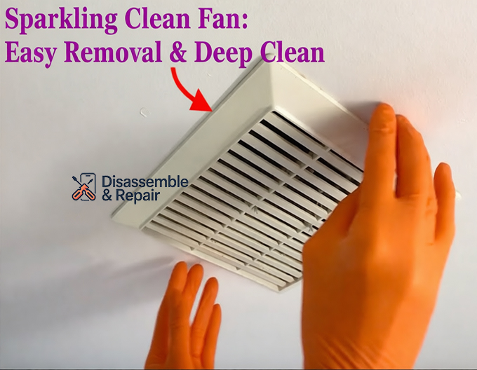 Sparkling Clean Fan: Easy Removal & Deep Clean