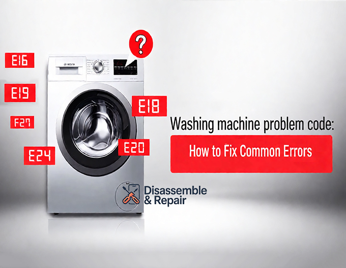 Washing machine problem code