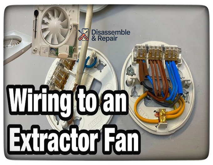 wiring to an extractor fan