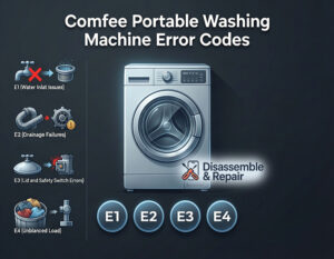 Comfee portable washing machine error codes: Fix Guide