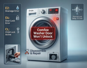 Comfee Washer Door Won’t Unlock: Easy Troubleshooting Guide