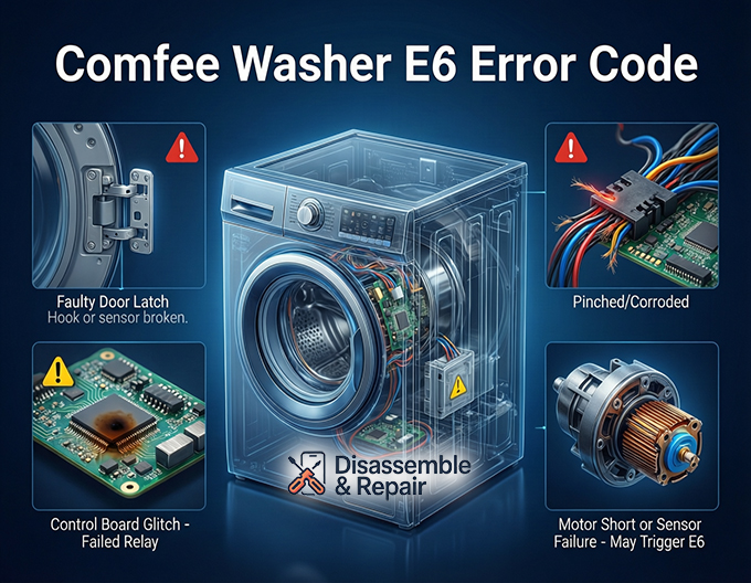 Comfee Washer E6 Error Code: Troubleshooting & Fixes