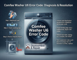 Comfee washer U6 error code - Step-by-Step fix guide