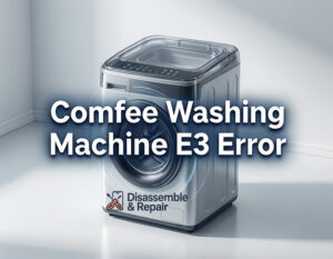Comfee washing machine E3 error: How to fix it fast