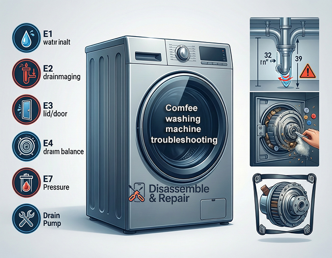 Comfee washing machine troubleshooting: Easy fixes & tips