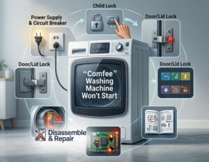 Comfee Washing Machine Won’t Start: Troubleshooting Guide