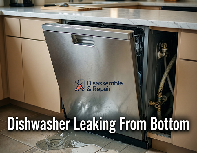Dishwasher leaking from bottom: Easy fixes & Repair tips