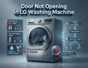 Door not opening in lg washing machine? 5 Quick Fixes