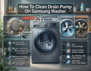 How to clean drain pump on Samsung Washer: Step-by-Step