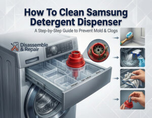 How to clean Samsung detergent dispenser | Step-by-Step