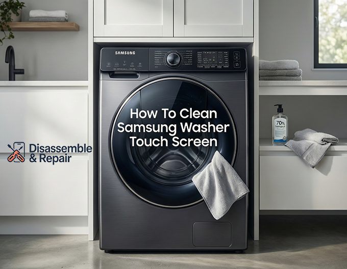 How to clean Samsung washer touch screen | Easy Guide