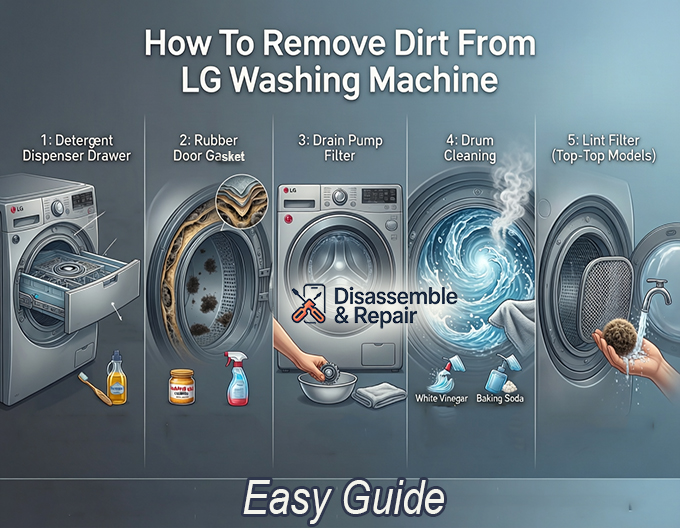 How to remove dirt from LG washing machine: Easy Guide