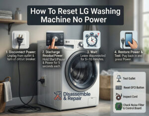 How to reset LG washing machine no power: Step-by-Step Guide