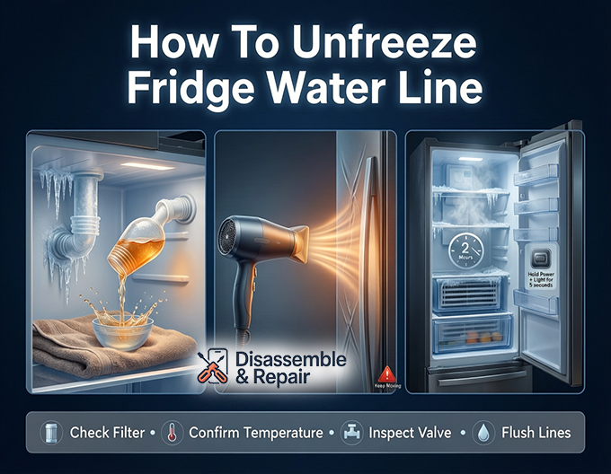 How To Unfreeze Fridge Water Line: Step-by-Step Guide