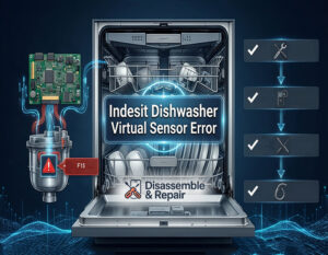Indesit dishwasher virtual sensor error - Easy fix guide
