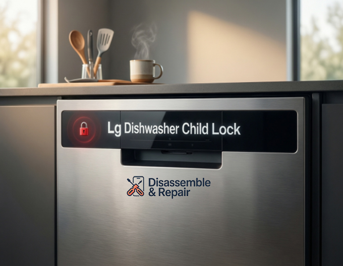 LG dishwasher child lock: How to enable or disable
