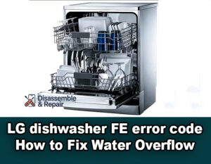 LG dishwasher FE error code