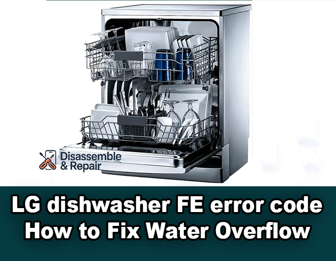 LG dishwasher FE error code