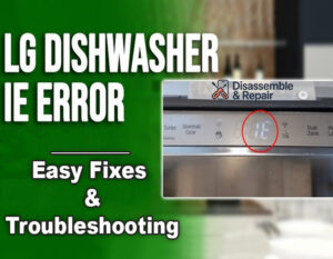LG dishwasher IE error code