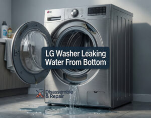 LG washer leaking water from bottom: Fix & Troubleshooting