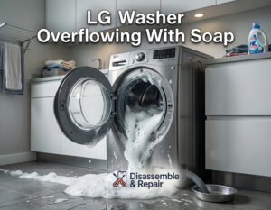 LG washer overflowing with soap: Causes & Easy Fixes