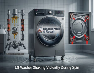 LG washer shaking violently during spin: Easy Fix Guide