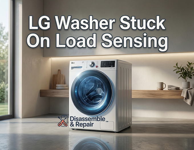 LG washer stuck on load sensing: 5 Easy Fixes & Solutions