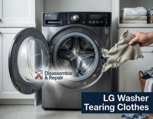LG washer tearing clothes? 5 Easy Fixes & Solutions