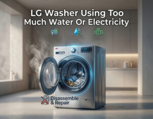 LG washer using too much water or electricity: Fixes