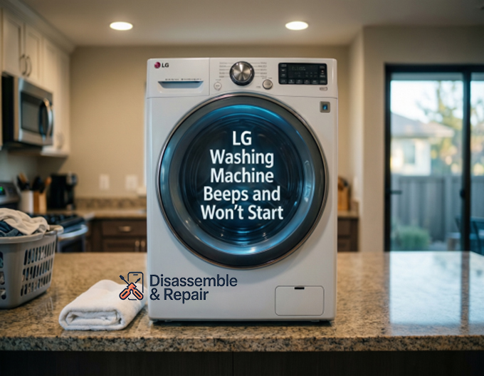 LG washing machine beeps and won't start: Quick Fixes