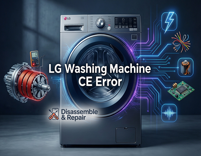 LG washing machine CE error: Causes & How to Fix It