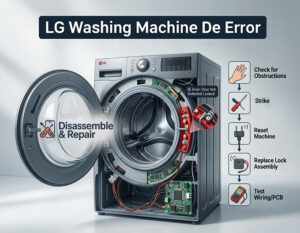 LG washing machine dE error: How to fix it quickly
