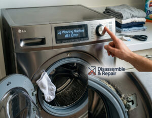 LG washing machine dE1 error: How to fix it quickly