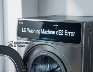 LG washing machine dE2 error: Fix door lock issues quickly