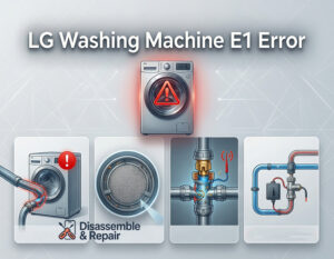 LG washing machine E1 error: Troubleshooting & Repair Guide