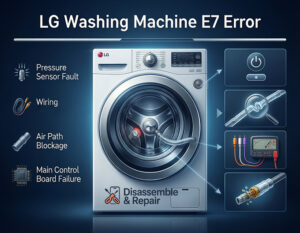 LG washing machine E7 error: Quick Fixes and Solutions
